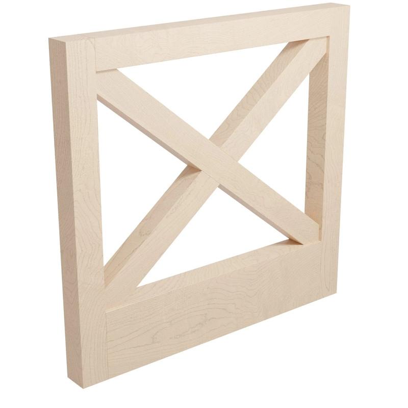 Trimmable Island End Panel - Species:Maple Hard - Size:3" x 36" x 34-1/2"